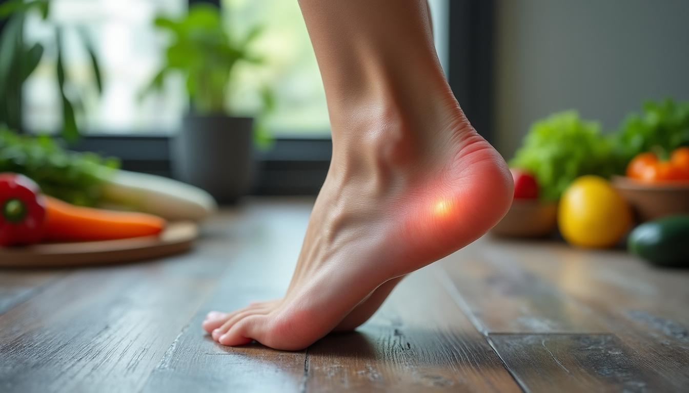 découvrez le lien entre l'épine calcanéenne, le foie et l'intestin, et explorez des solutions naturelles pour soulager la douleur au talon tout en améliorant la santé digestive.